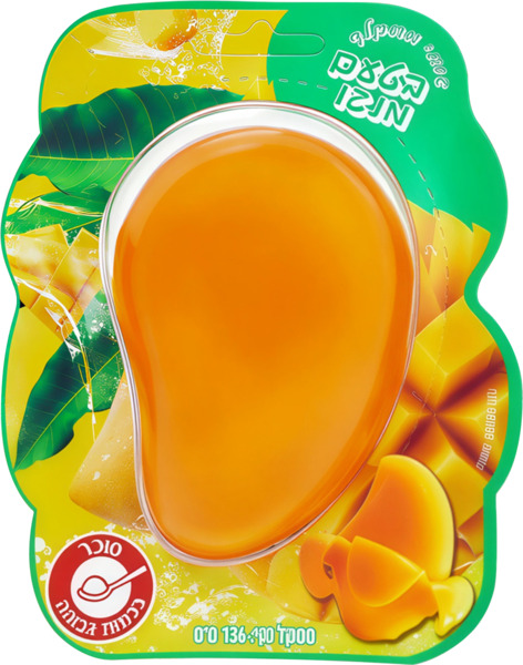 גומי מתקלף מנגו 136 גרם