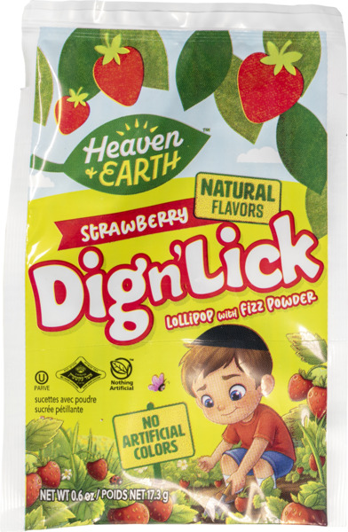 菓子 xyzppm Strawberry Dign'lick Lollipop 0.6Z | Lipa's