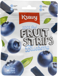 100% Real Blueberry Real Fruit Strips
