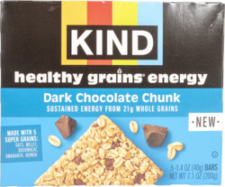 Dark Chocolate Chunk Energy Bars 5 ct