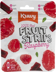 100% Real Raspberry Fruit Strips