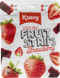 100% Strawberry Real Fruit Strips