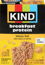 Honey Oat Flavor Breakfast Bar
