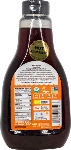 Organic Raw Blue Agave Sweetener 2