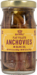 Flat Fillets Anchovies in Pure Olive Oil