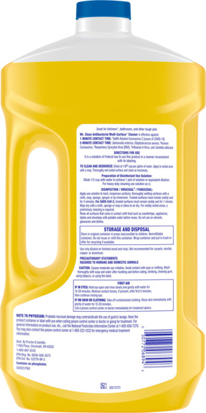 Antibacterial Multi-Surface Cleaner w/ Lemon Scent 3