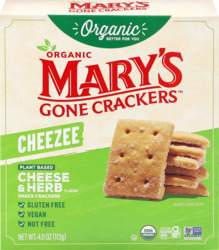 Cheese & Herb Plant Based Snack Crackers