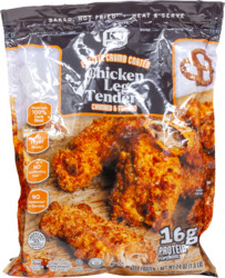 Pretzel Crumb Coated Chicken Leg Tenders