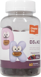 D3 & K2 Mixed Berries Gummies 60 ct