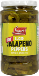 Hot Jalapeno Peppers Sliced