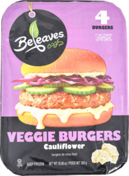 Cauliflower Flavor Veggie Burgers