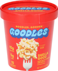 Shella Good Aged White Cheddar Shells in Microwaveable Cup