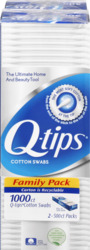 Cotton Swabs Family Pack 1000 ct