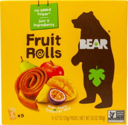 Pear Apple & Tropical Mix Fruit Rolls
