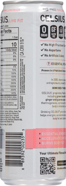 Pink Lemonade Energy Drink 3