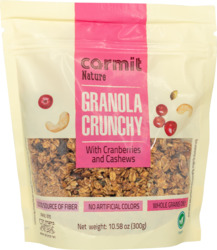 Crunchy Granola w/ Cranberries & Cashews