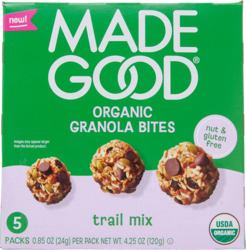 Organic Trail Mix Granola Bites