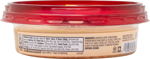 Roasted Red Pepper Hummus 2