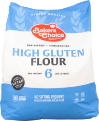 Pre Sifted & Unbleached High Gluten Flour