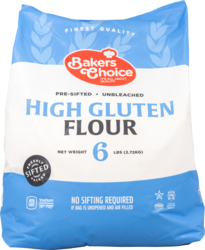 Buy Pre Sifted & Unbleached High Gluten Flour for ₪9.99