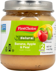 Level 2 Natural Banana Apple & Pear Baby Food