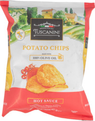 Hot Sauce Potato Chips w/ 100% Olive Oil