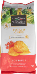 Hot Sauce Potato Chips w/ 100% Olive Oil
