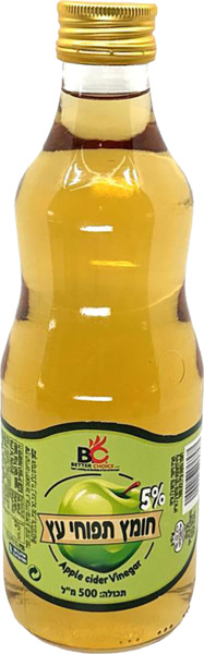חומץ תפוח עץ 6%-500מ"ל VINEGAR