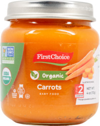 Organic Carrots Flavor Baby Food