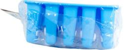 Blue Popsicle Silicone Ice Pop Molds w/ White Stick 10 ct