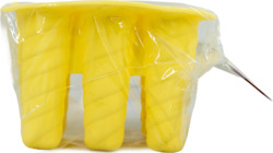 Yellow Silicone 6 Cavity Popsicle Mold 1 pk