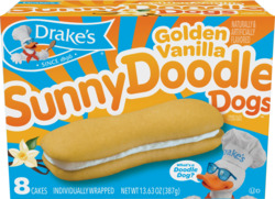 Golden Vanilla Sunny Doodle Dogs Cake