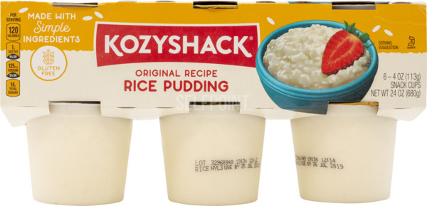 Kozy Shack Rice Pudding 6Pk