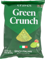 Green Crunch Spicy Italian Tortilla Chips