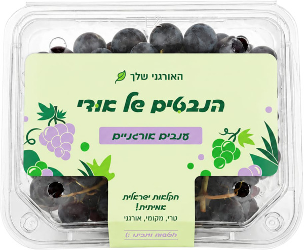 ענבים אורגניים 500 ג