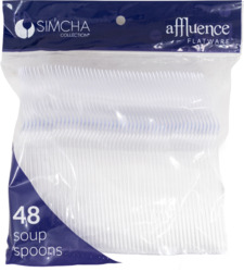 Clear Soup Spoons 48 ct