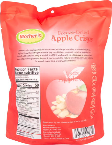 Freeze-Dried Apple Crisps 4 pack 2