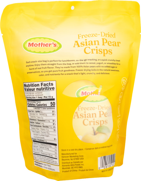 Freeze-Dried Asian Pear Crisps 4 pack 2