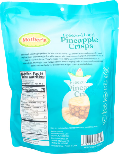 Freeze-Dried Pineapple Crisps 4 pack 2