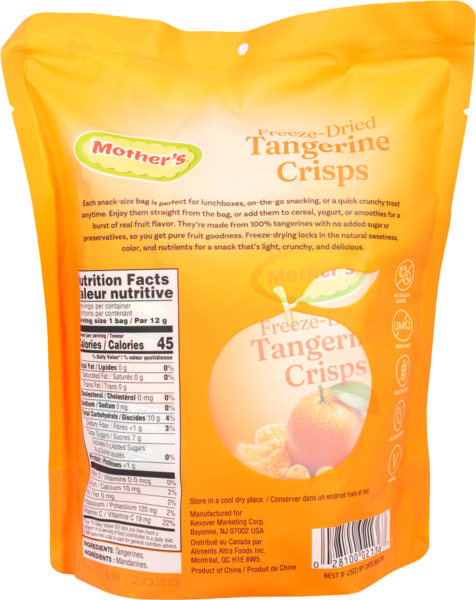 Freeze-Dried Tangerine Crisps 4 pack 2