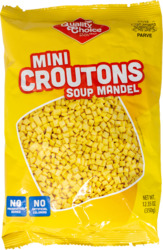 Mini Soup Mandel Croutons