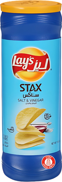 סטאקס צ'יפס בטעם חומץ ומלח
