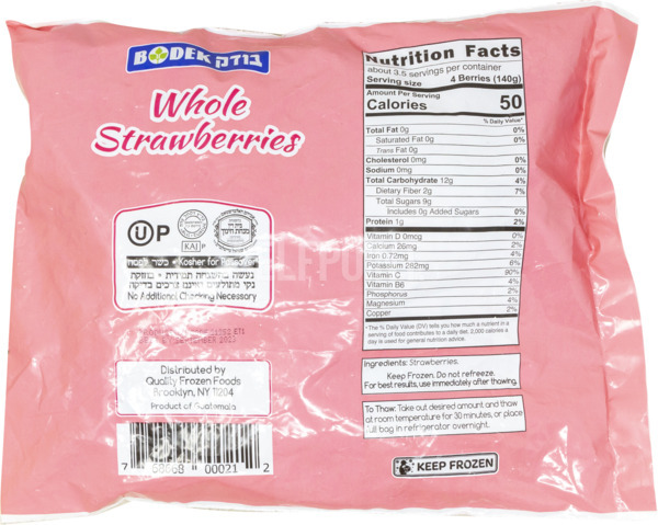 Bodek Strawberries 16 oz. 2