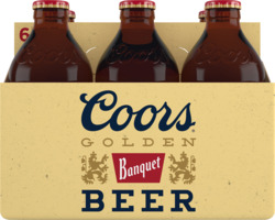 Golden Banquet Beer Bottles 6 Pk