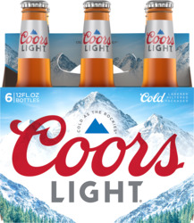 Coors Light 12Z - 6Pk