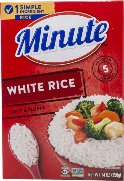 Minute Inst White Rice 14 oz