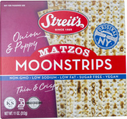 Onion & Poppy Moonstrips Matzos