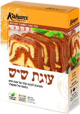 תערובת להכנת עוגת שיש