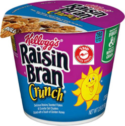 Raisin Bran Crunch Cereal Cup