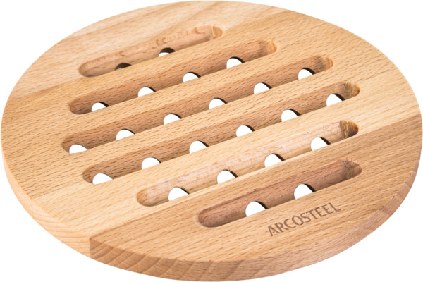 משטח עץ עגול עמיד לחום - ARCOSTEEL